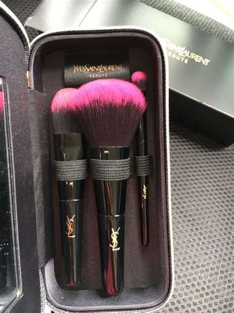 review ysl brushes|ysl makeup brush kit.